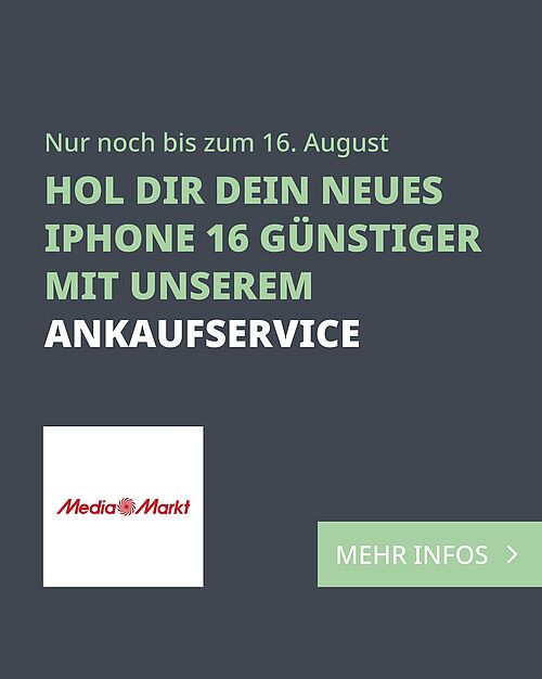 📱 Upgrade gefällig?Tausch dein altes iPhone ein und sichere dir dein neues iPhone 16 zu einem attraktiveren Preis – ...